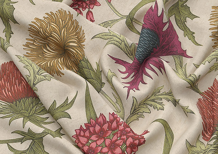 Acanthium, Garnet - Made to Measure Curtains - Image 4